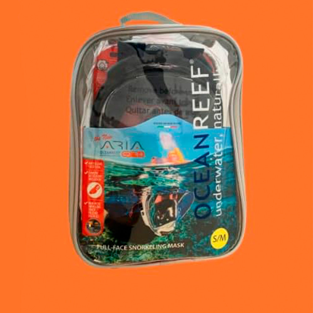 Ocean Reef Aria QR Full Face Snorkeling Mask Pink M/L