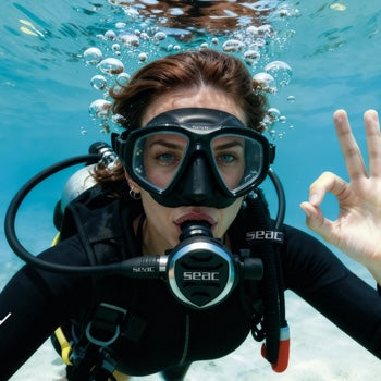 Seac Clear Double Lens Antifog Mask