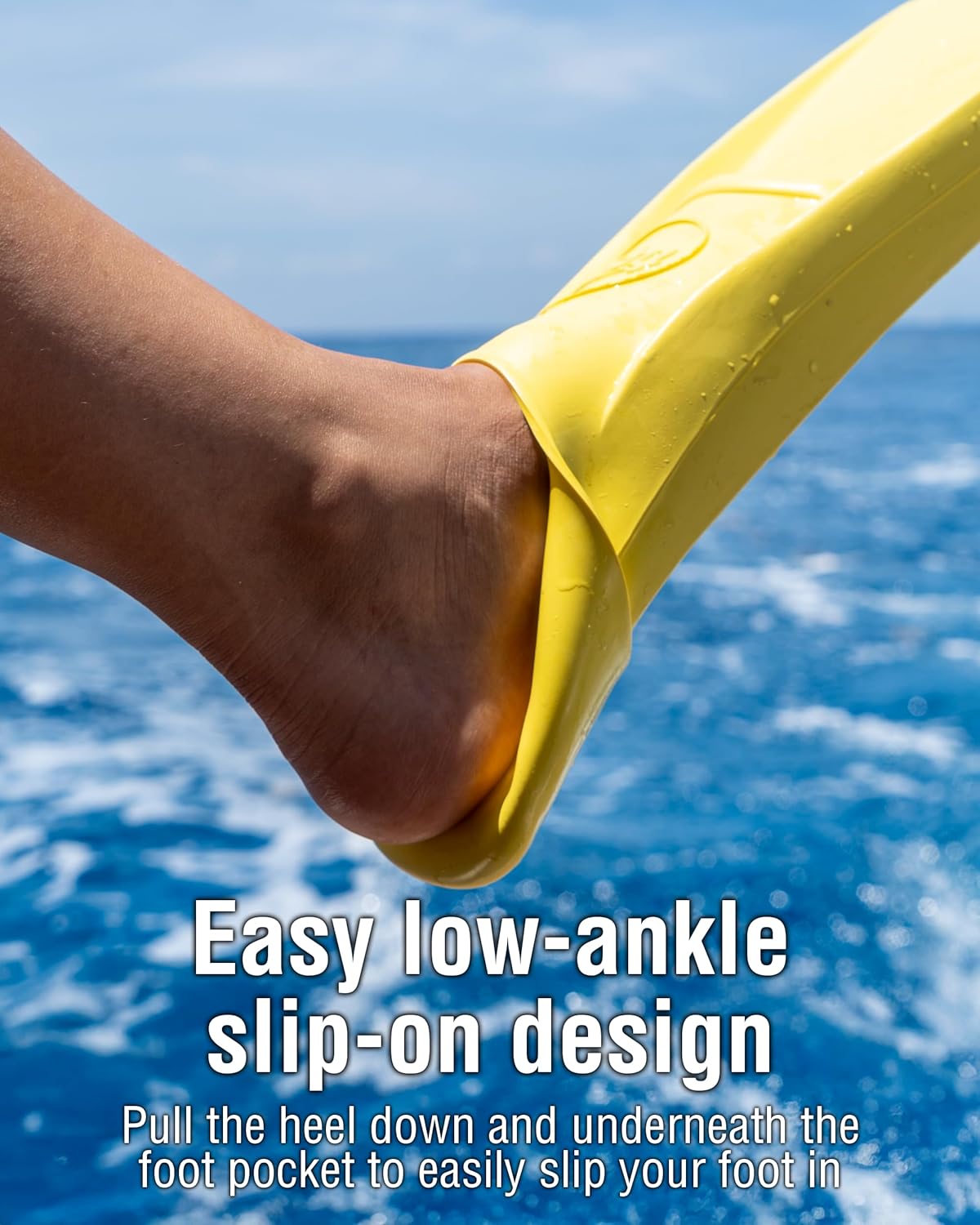 TUSA Full Foot Rubber Fin Small 5-7 Black