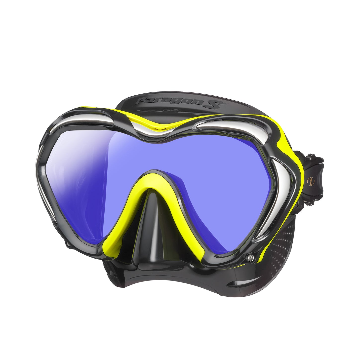 TUSA Paragon S Scuba Diving Mask M-1007 Yellow