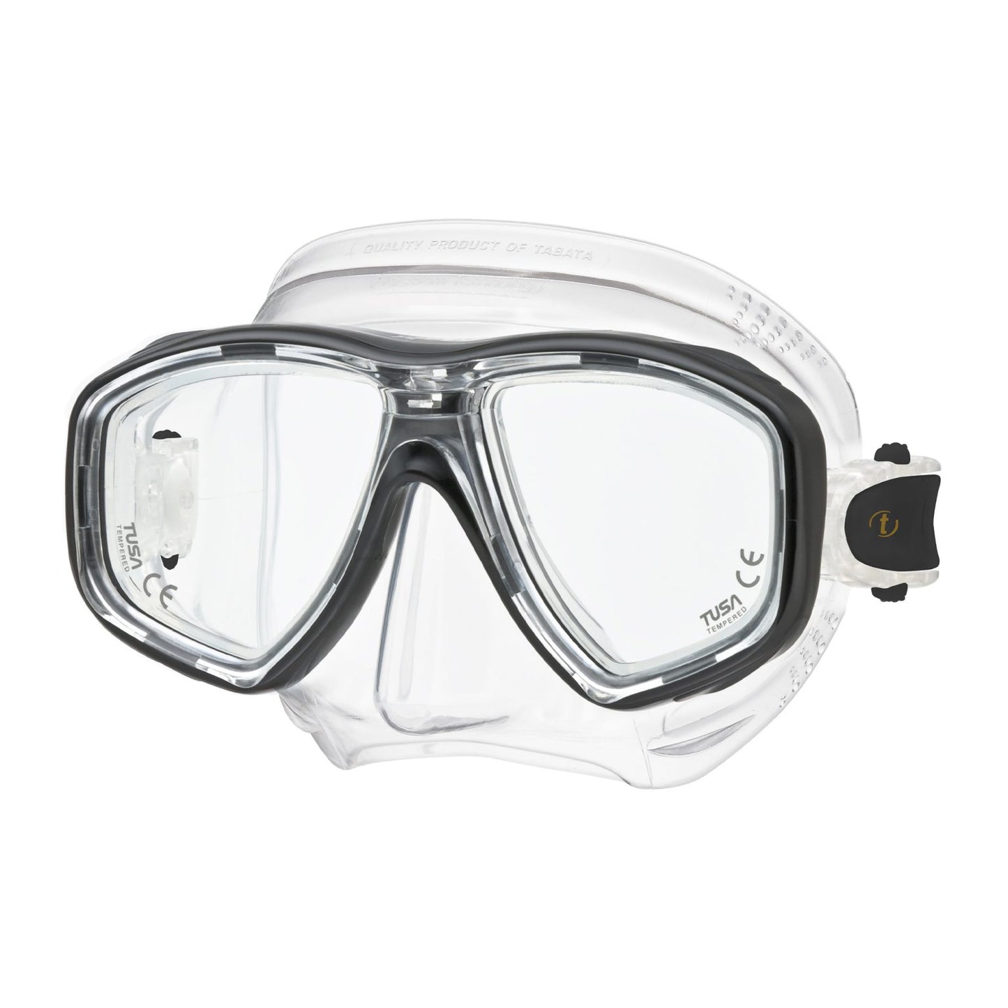 TUSA Freedom Ceos Scuba Diving Mask M-212 Black