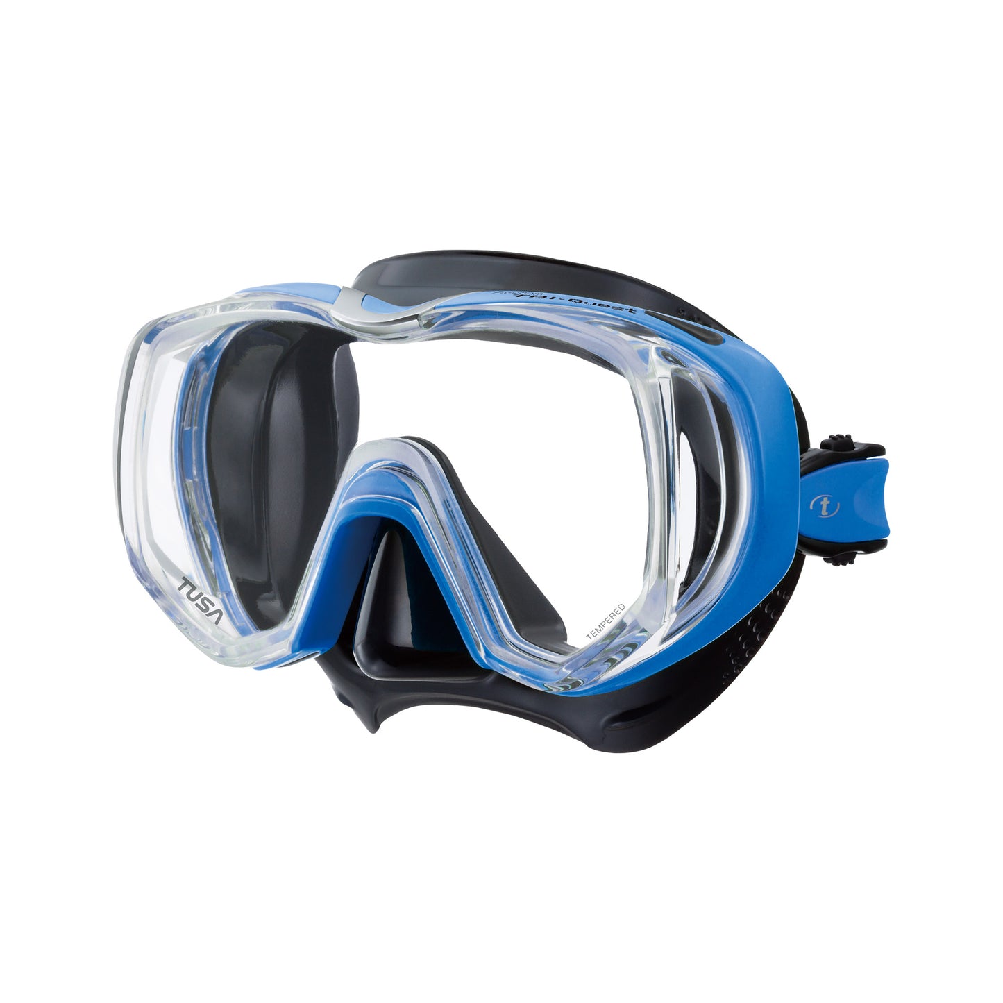 TUSA Freedom Tri-Quest Scuba Diving Mask M-3001 Black/Blue
