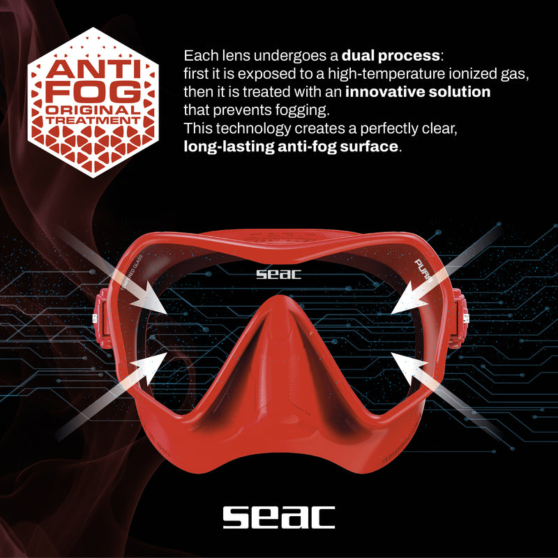 Seac Pura ANTI FOG Dive Mask Black