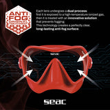 Seac Pura ANTI FOG Dive Mask Red