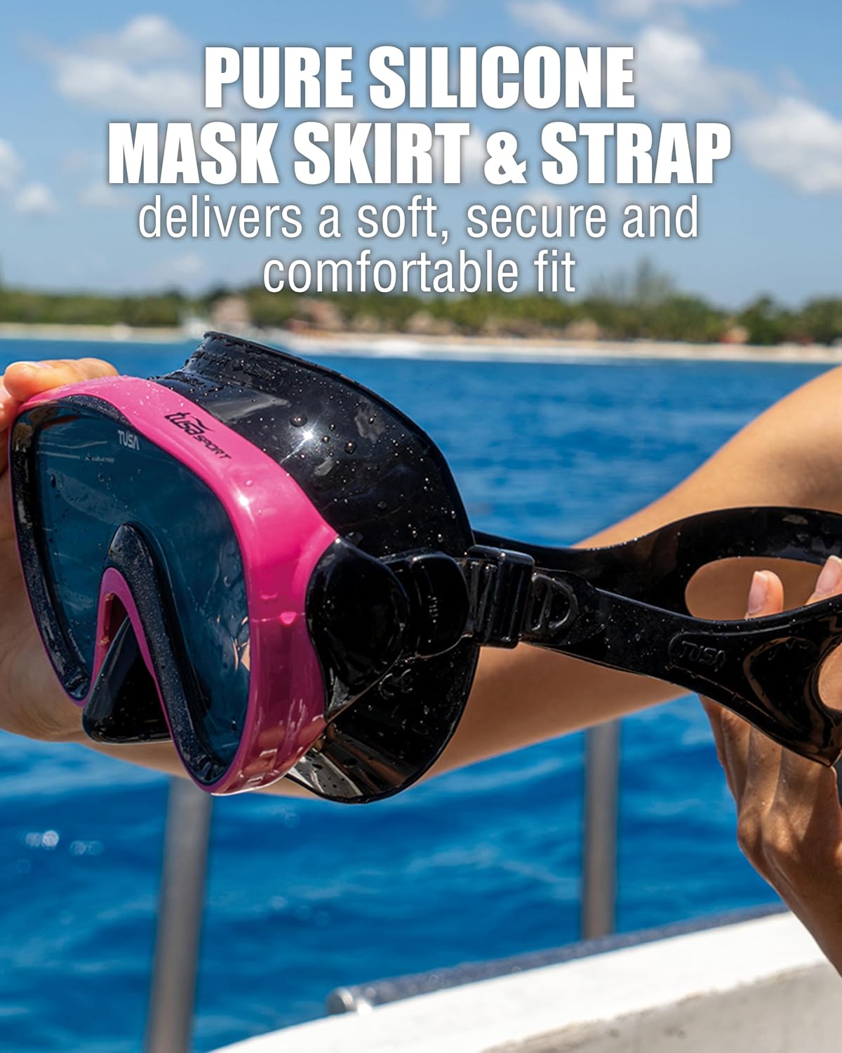 TUSA Serene Adult Combo Black/Hot Pink