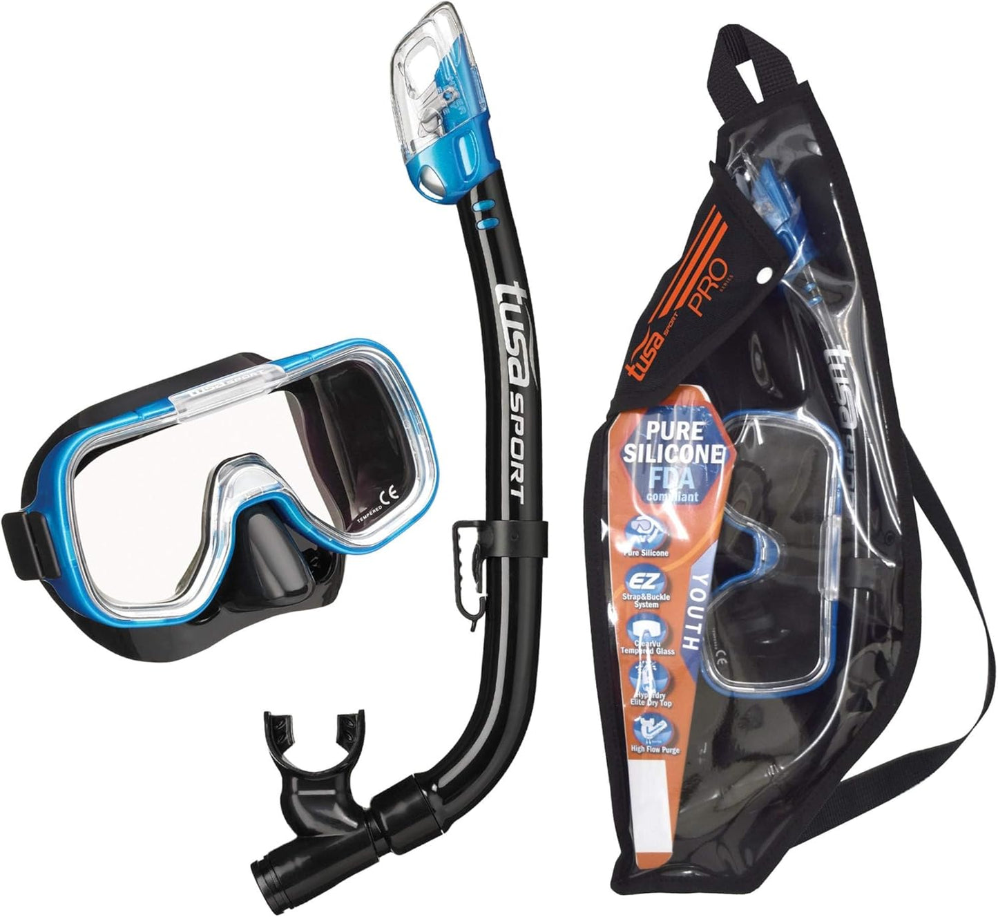 TUSA Mini-Kleio Youth Dry Combo Black/Blue