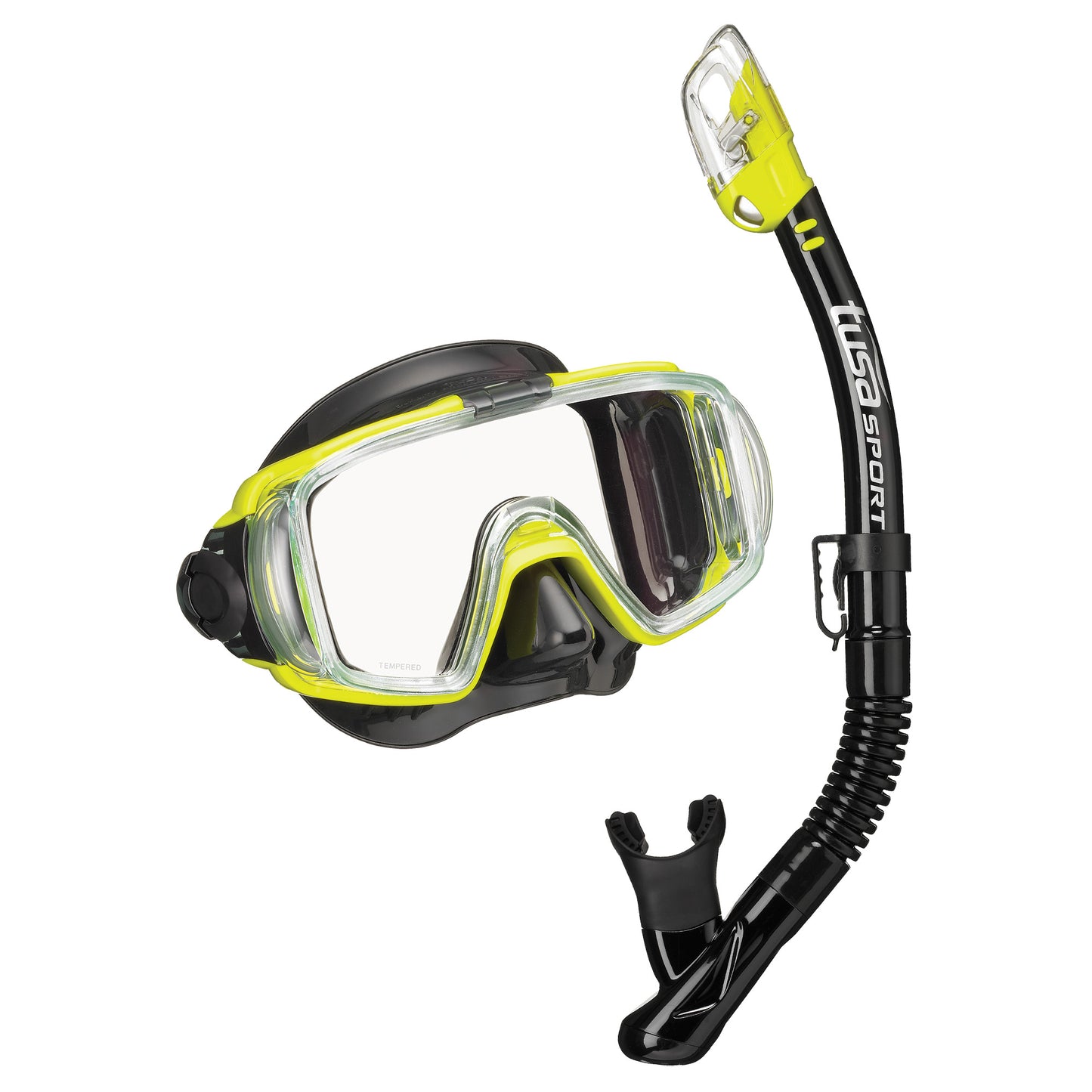 TUSA Visio Tri-Ex Adult Combo Black/Yellow