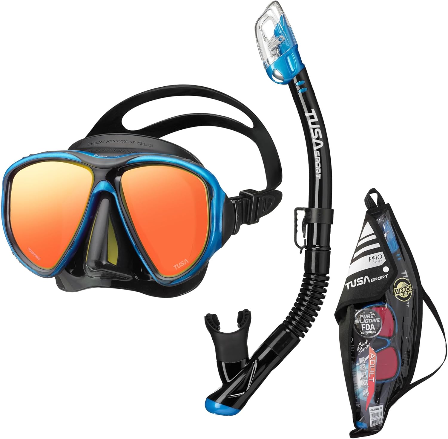 TUSA Powerview Adult Dry Combo Black/Blue