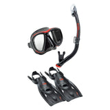 TUSA Sport Adult Powerview Travel Set Red Medium
