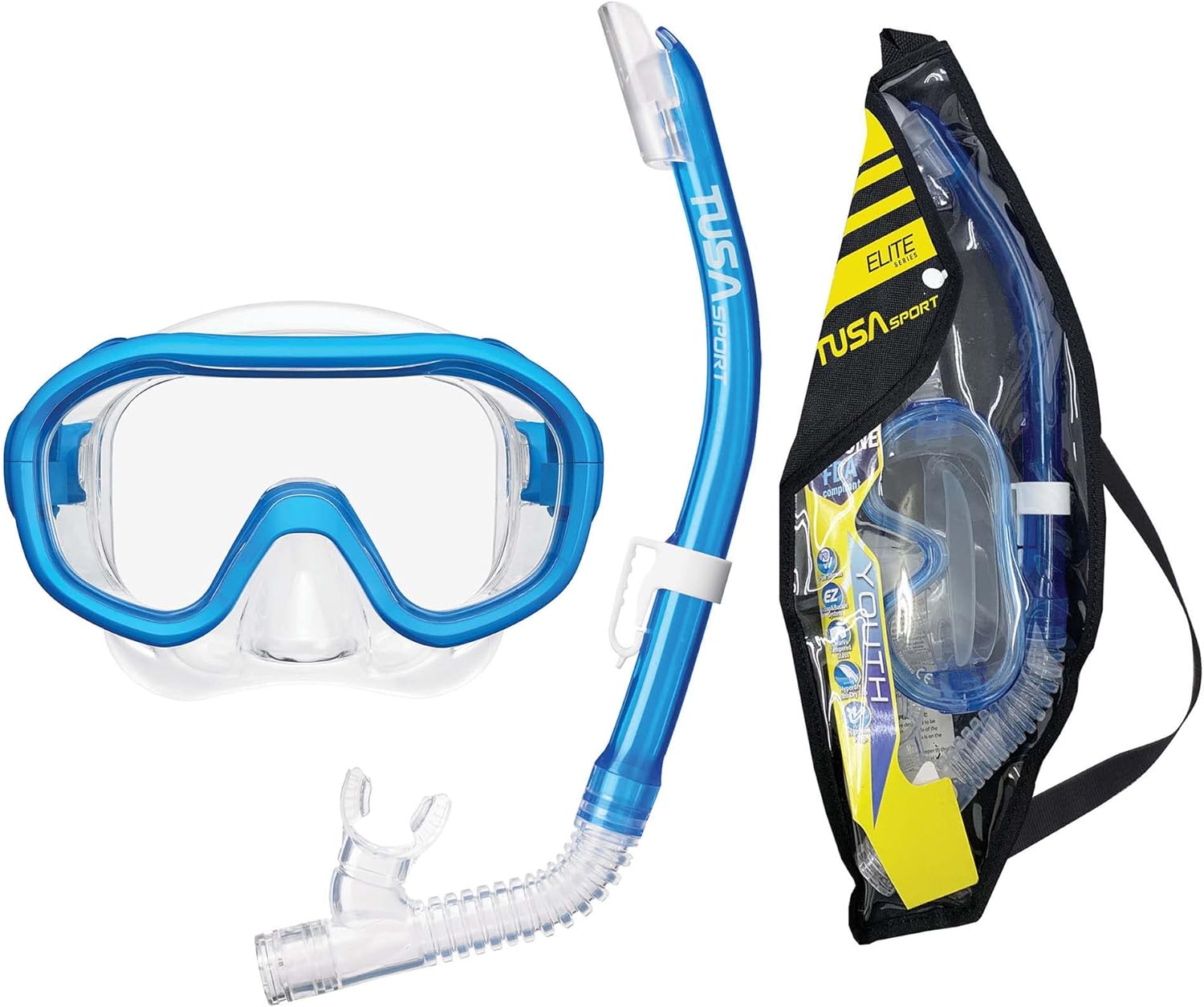 TUSA KLEIO mini FIT Youth Combo Clear Blue