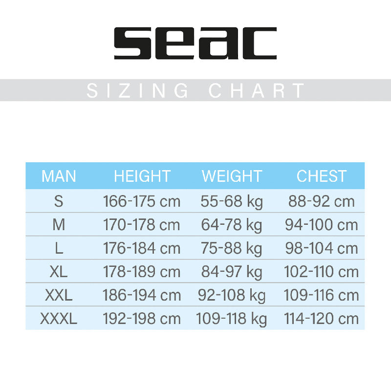 SEAC Unifleece Insulating Undergarment Dry Suit Medium