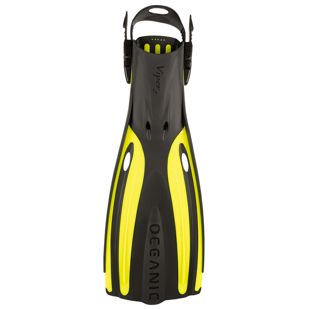 Oceanic Viper 2 Open Heel Fins Yellow Regular
