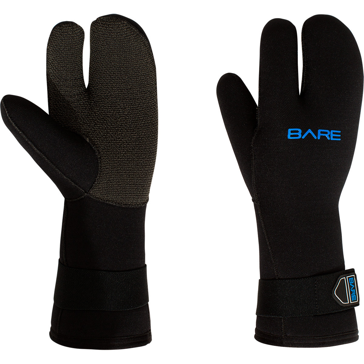 Bare 7MM K-Palm 3-Finger Mitt with Kevlar L