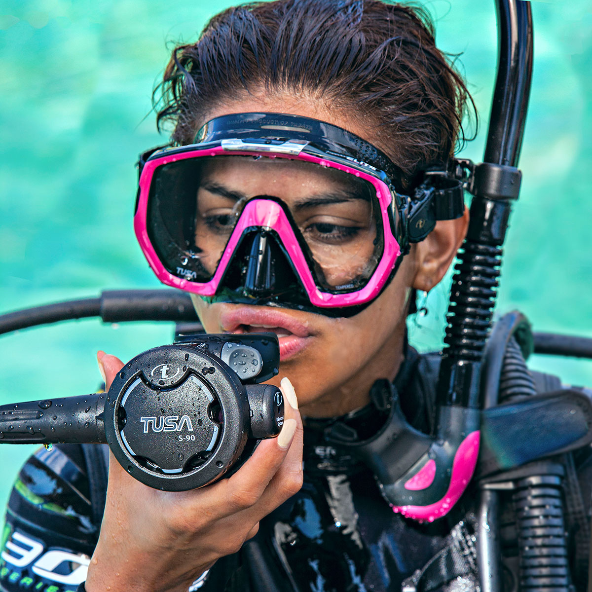 TUSA Freedom Elite Scuba Diving Mask M-1003 Black