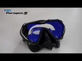 TUSA Paragon S Scuba Diving Mask M-1007 Black