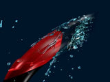 Atomic Aquatics SV2 Semi-Dry Flex Snorkel Black/Red