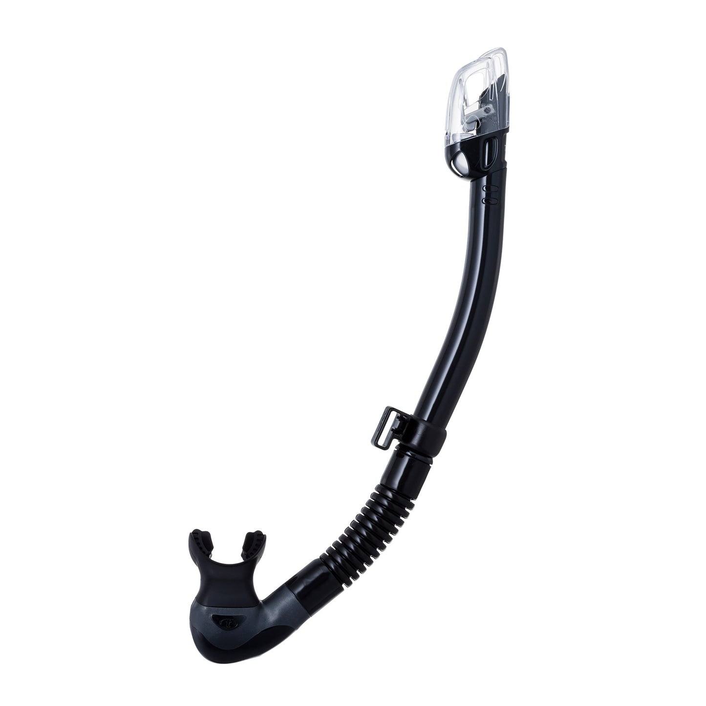 TUSA Hyperdry Elite II Scuba Diving Snorkel SP-0101 Black/Black