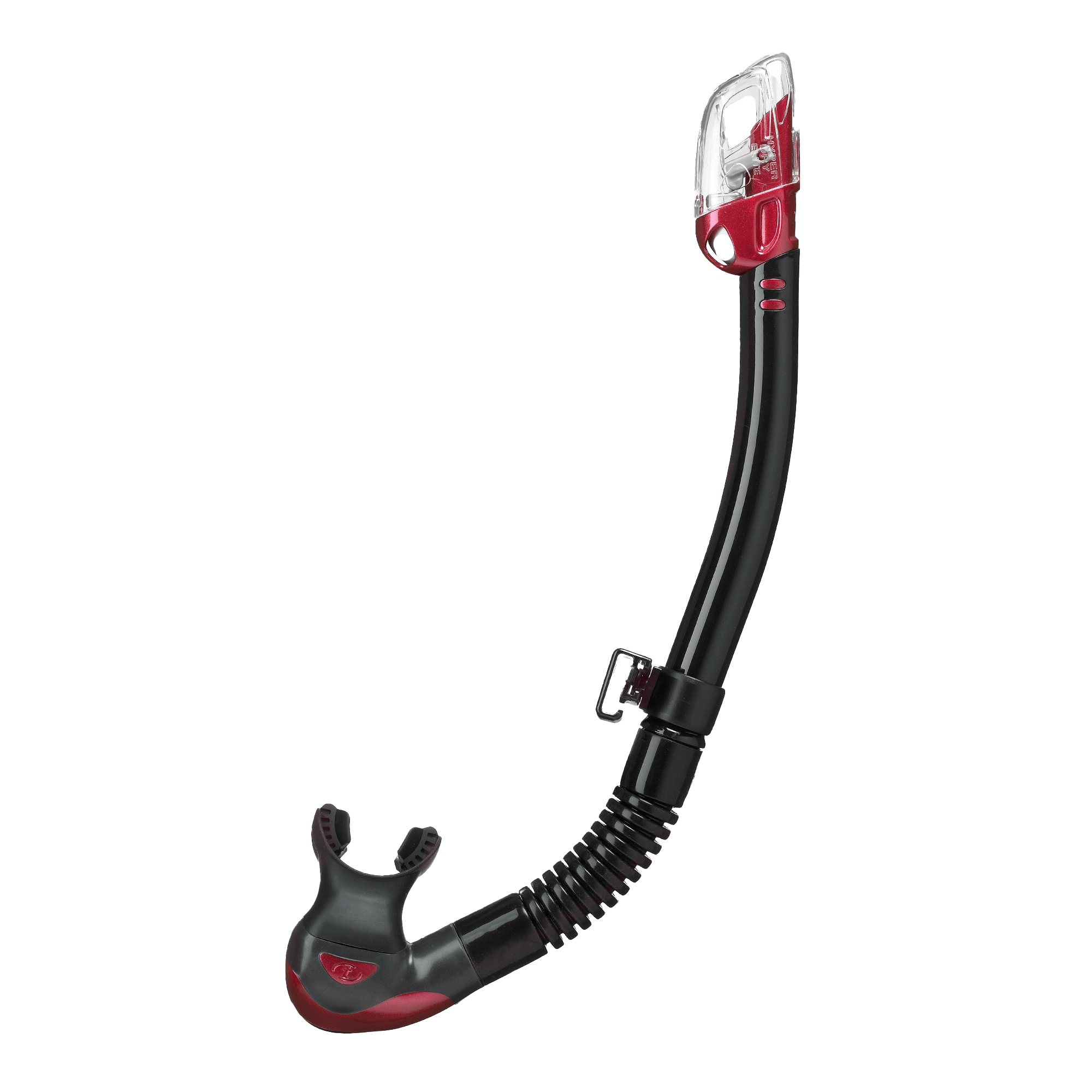 TUSA Hyperdry Elite II Scuba Diving Snorkel SP-0101 Black/Red